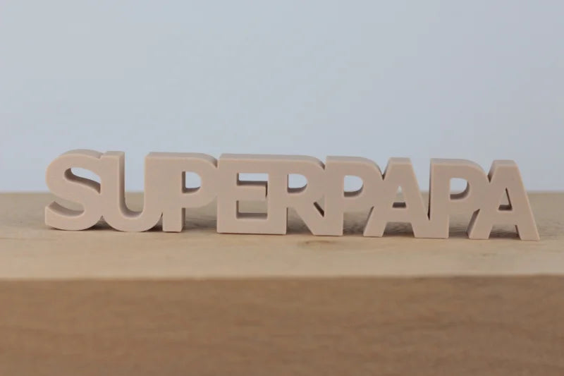 Schriftzug SUPERPAPA
