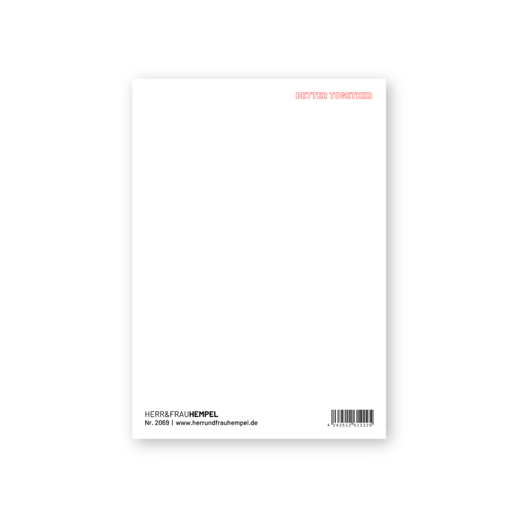 Postkarte - BETTER TOGETHER