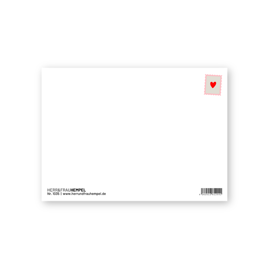 Postkarte - LIEBESBRIEF