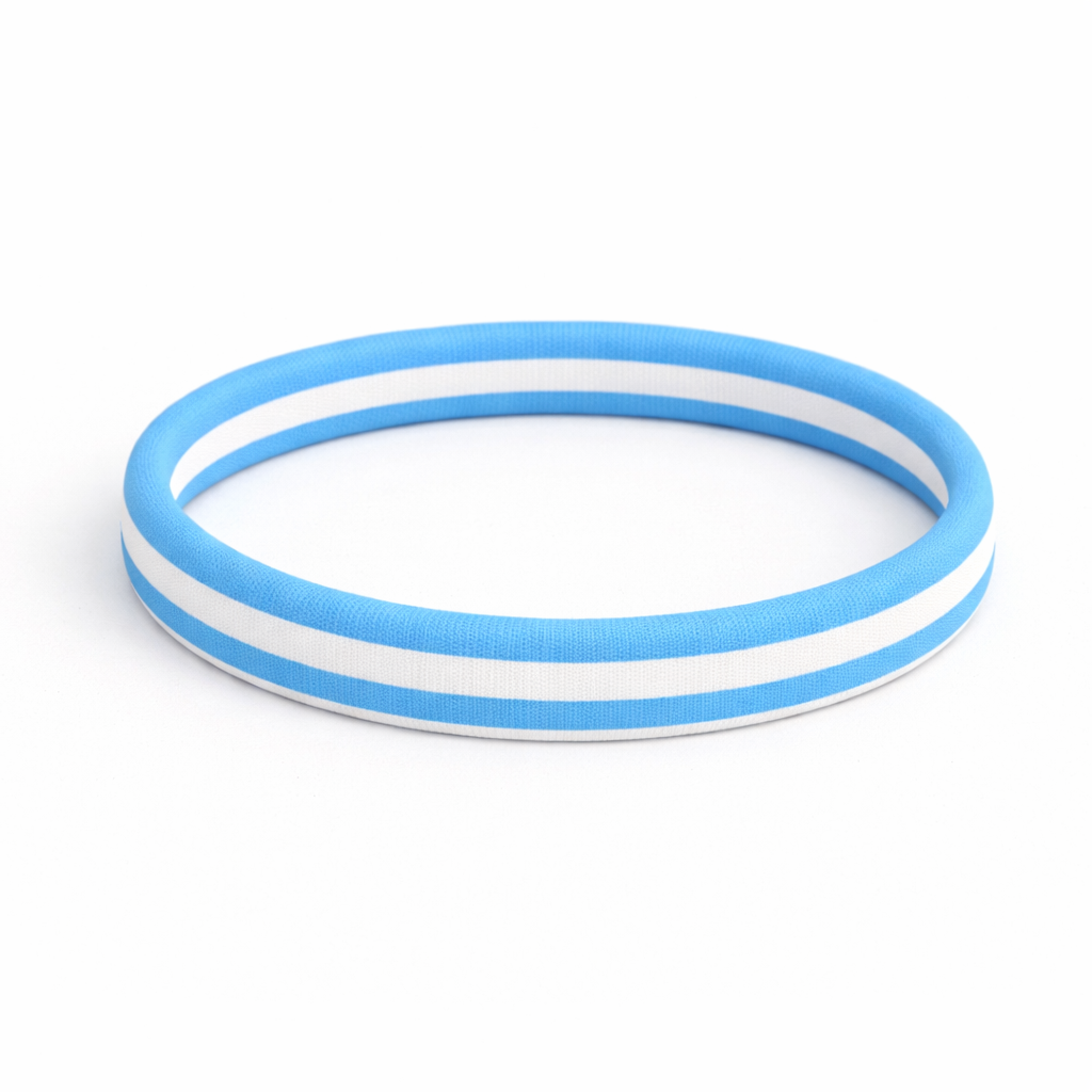 gestreifte Haargummis - Lulu