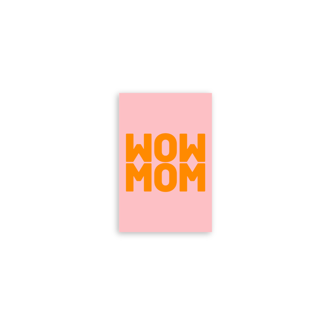 Mini-Postkarte - WOWMOM
