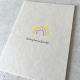 Postkarte - Hallo kleines Wunder.