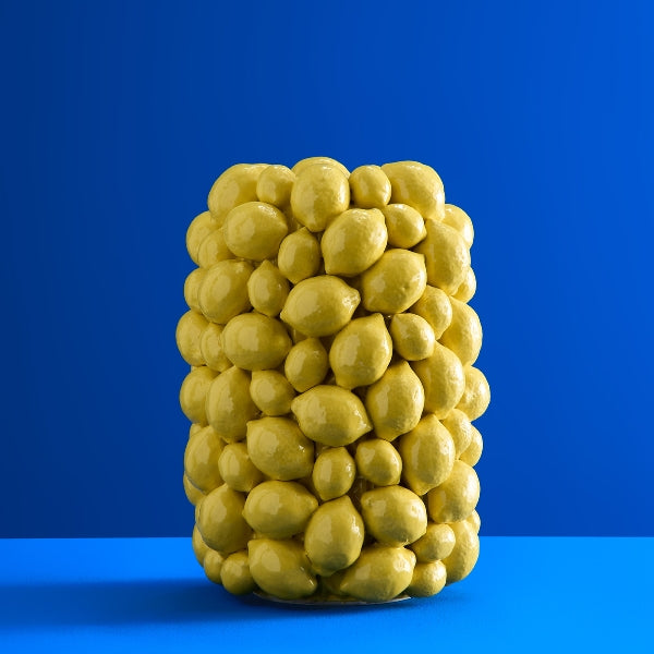 Zitronen Vase