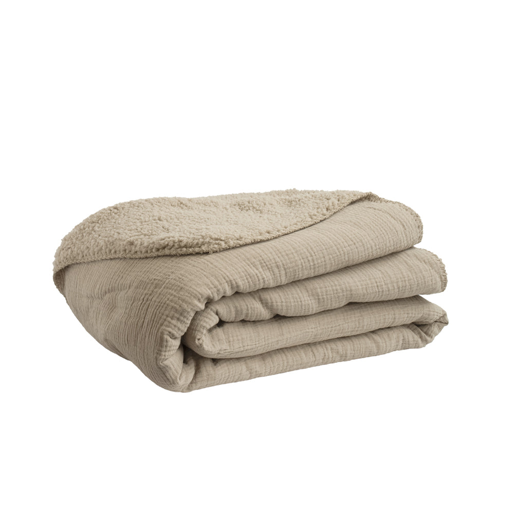Decke Phileine taupe