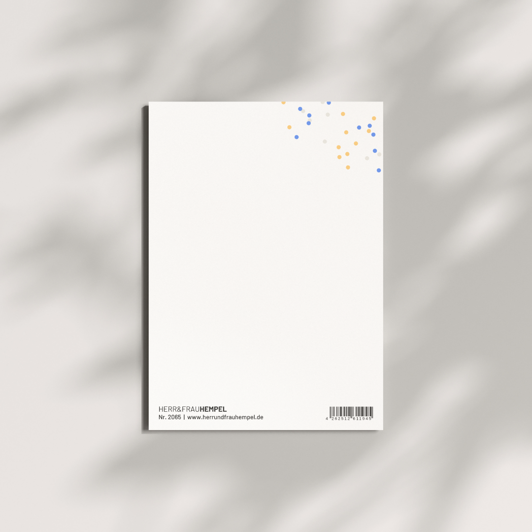 Postkarte - AUF DICH! Bier