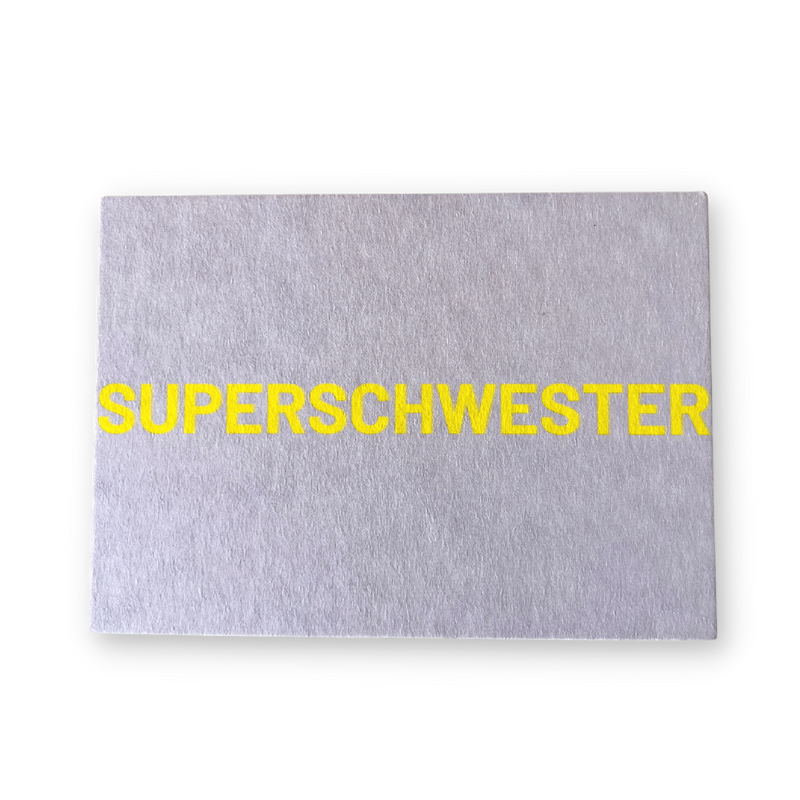 Postkarte - SUPERSCHWESTER