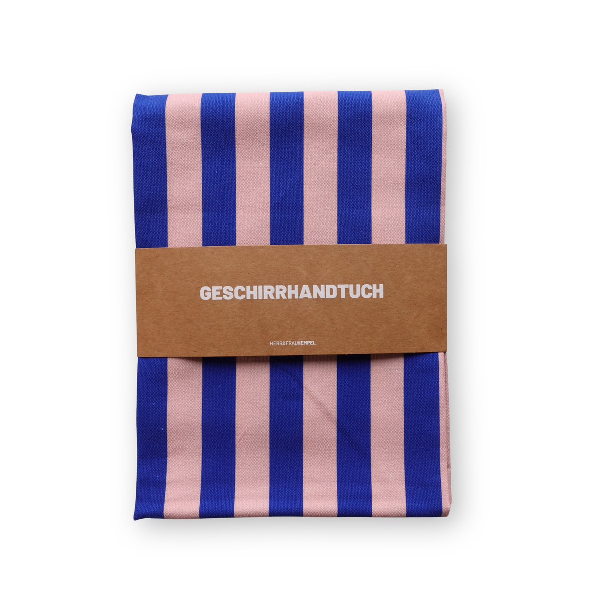 Geschirrhandtuch Streifen blau-rosa