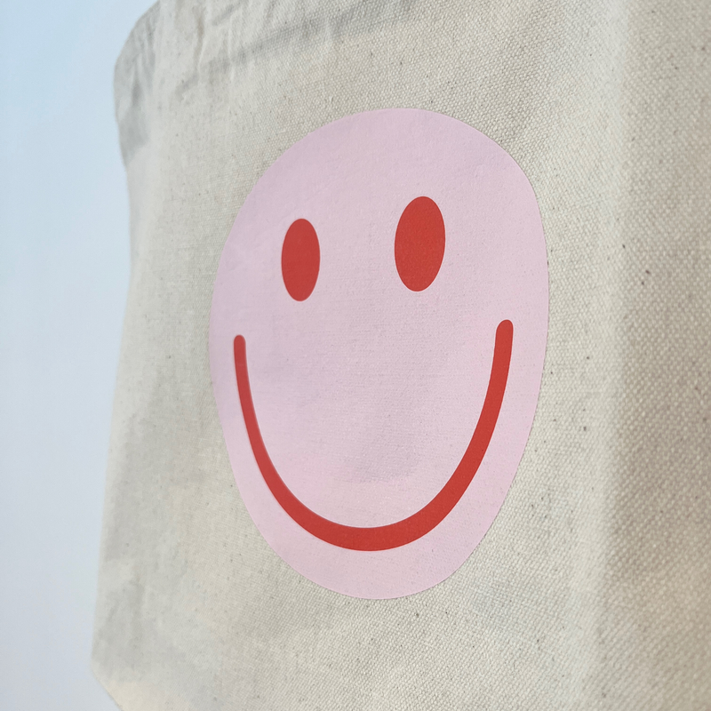 Baumwolltasche Smiley