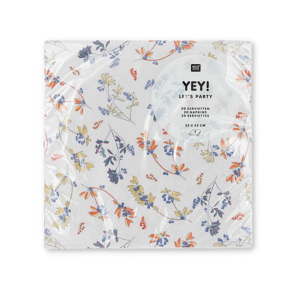 Servietten Blumen