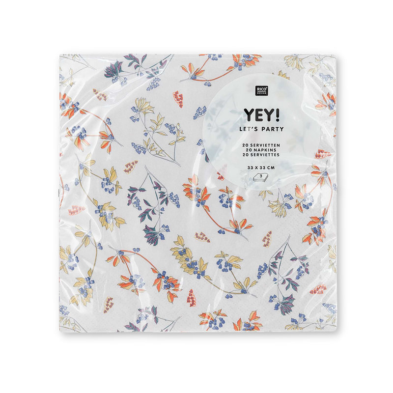Servietten Blumen