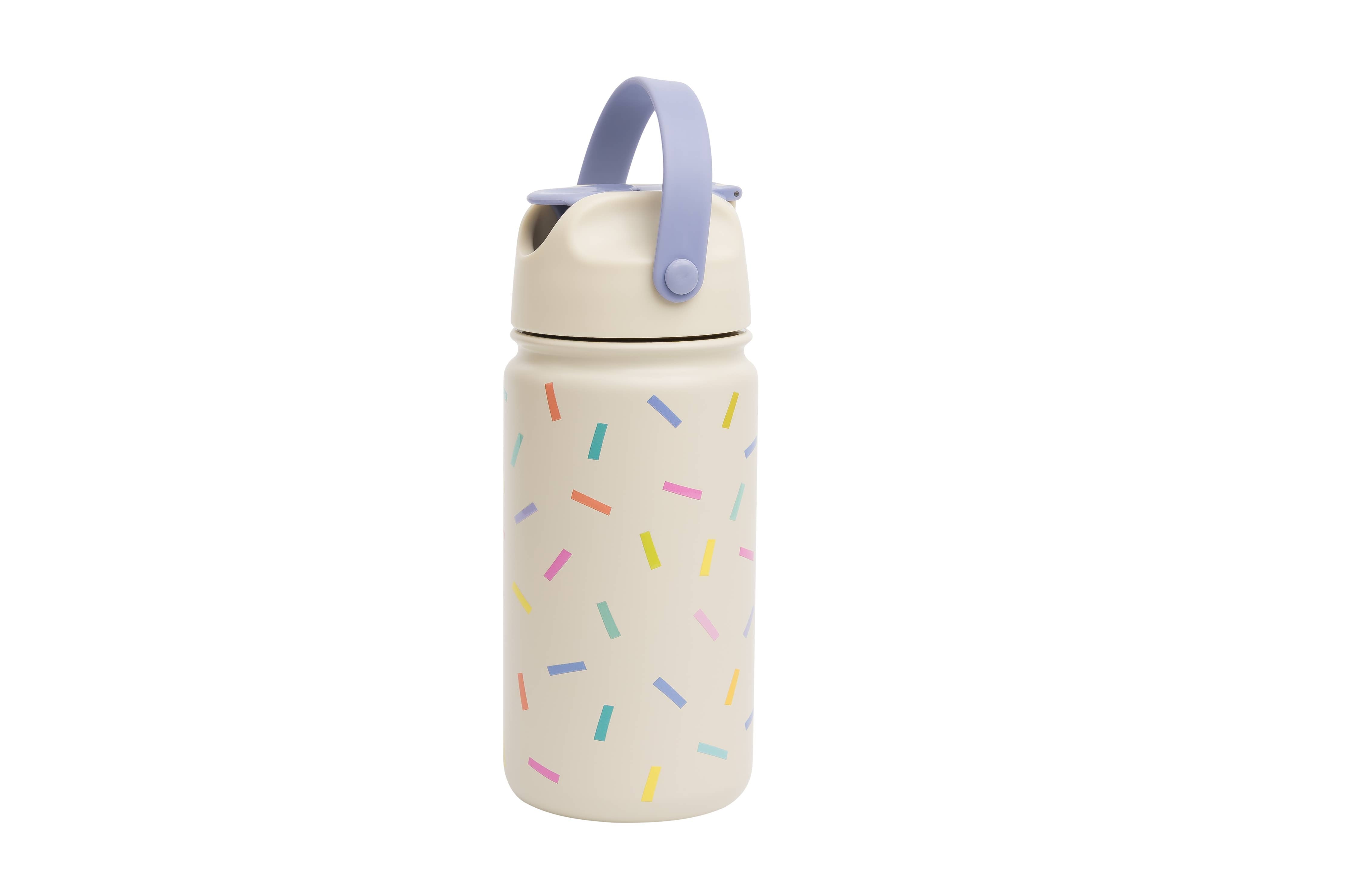 Isolierte Kinderflasche aus Edelstahl 'Konfetti'