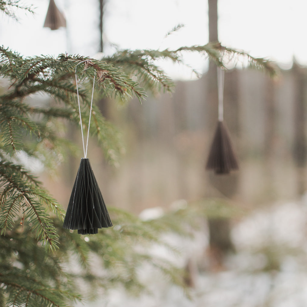 Papieranhänger Tannenbaum