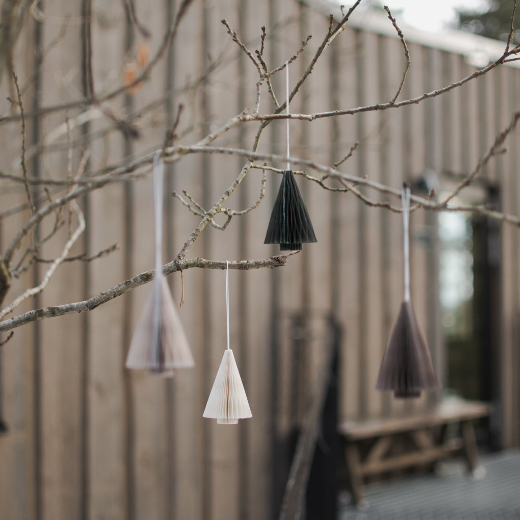 Papieranhänger Tannenbaum