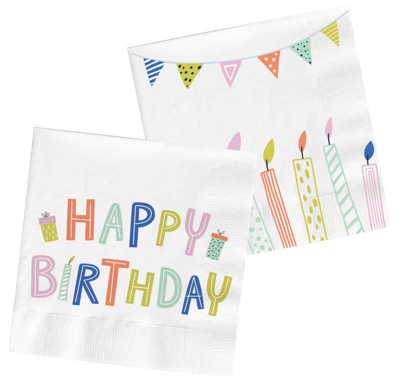 Servietten - HAPPY BIRTHDAY