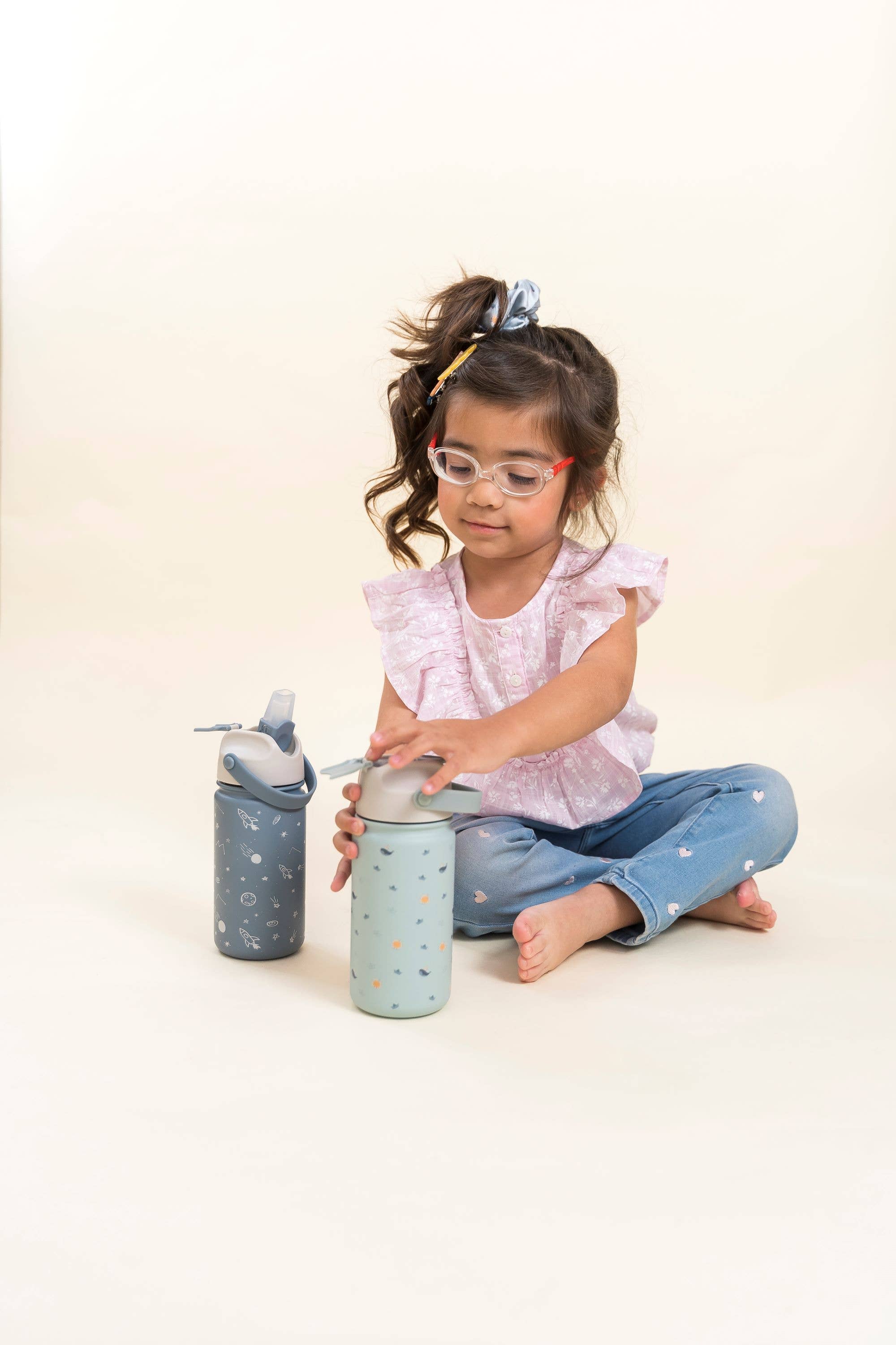 Isolierte Kinderflasche aus Edelstahl Teckel