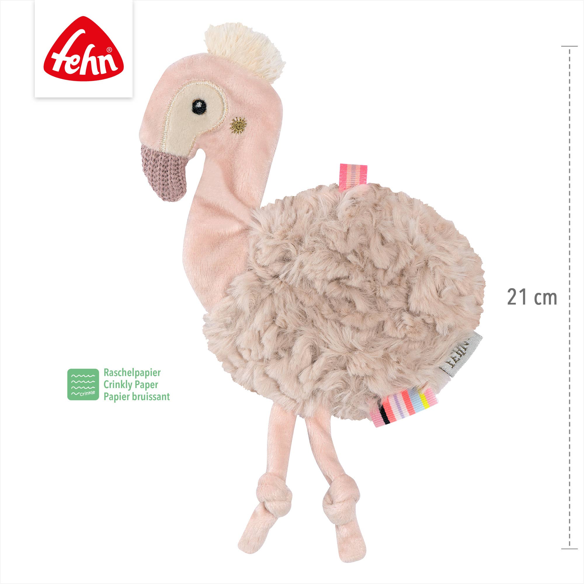 Knister-Flamingo - Activity-Rascheltier