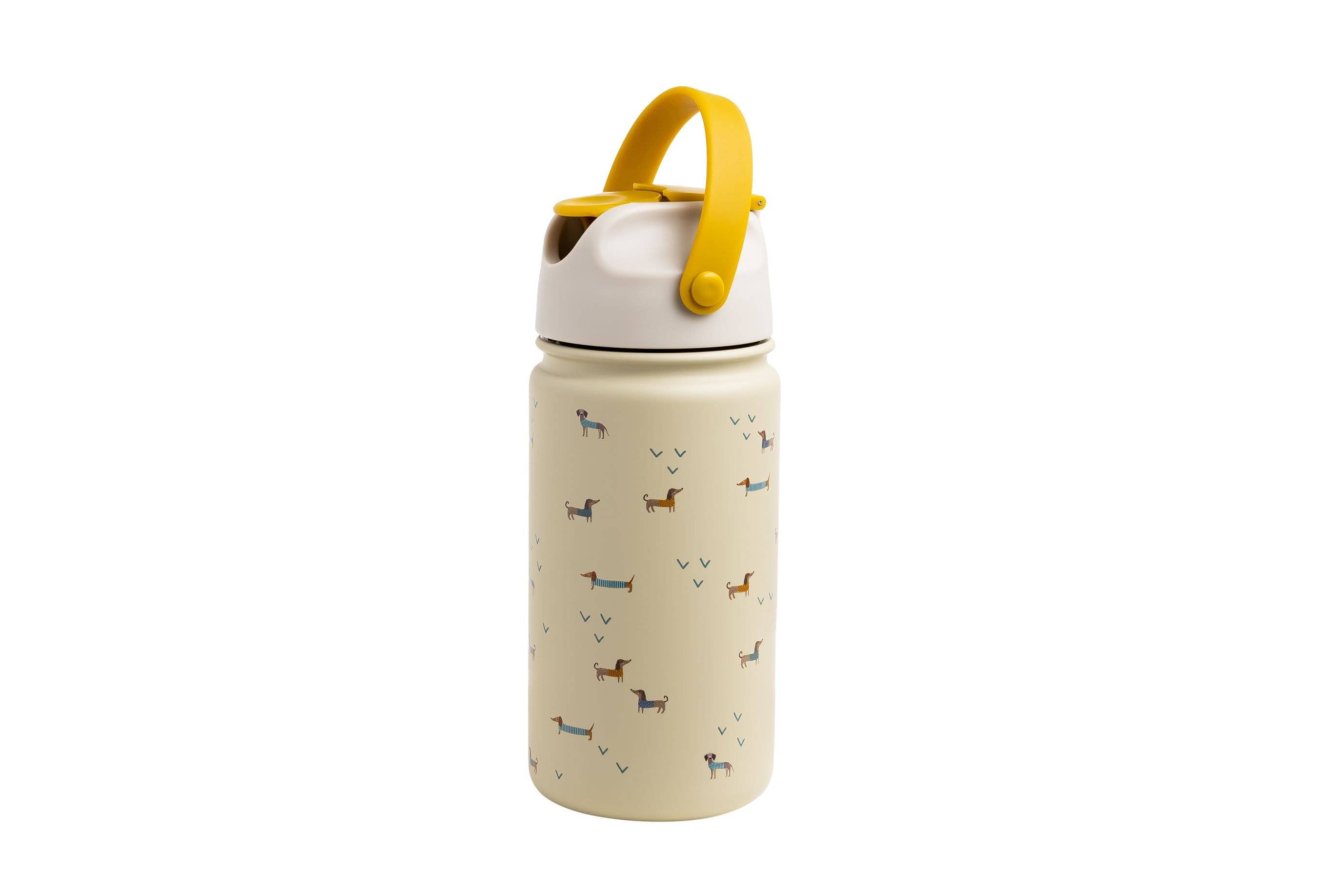 Isolierte Kinderflasche aus Edelstahl Teckel