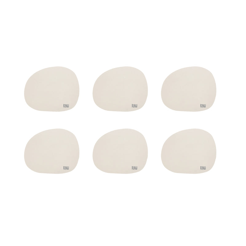 6er Set Untersetzer RAW