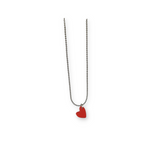 Kette mit rotem Herz