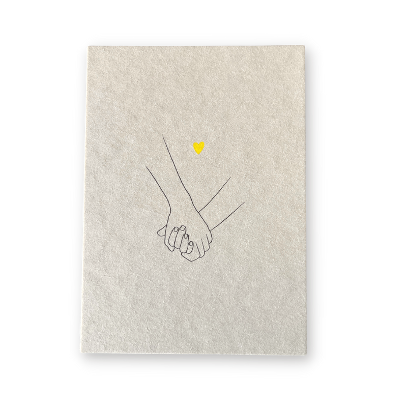 Postkarte - miteinander.