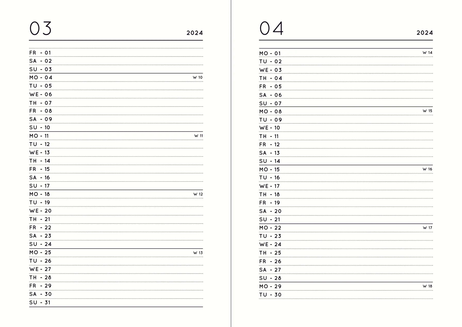 Kalender 2024 (DIN A5)