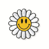Bügel Patch - Blumen-Smiley