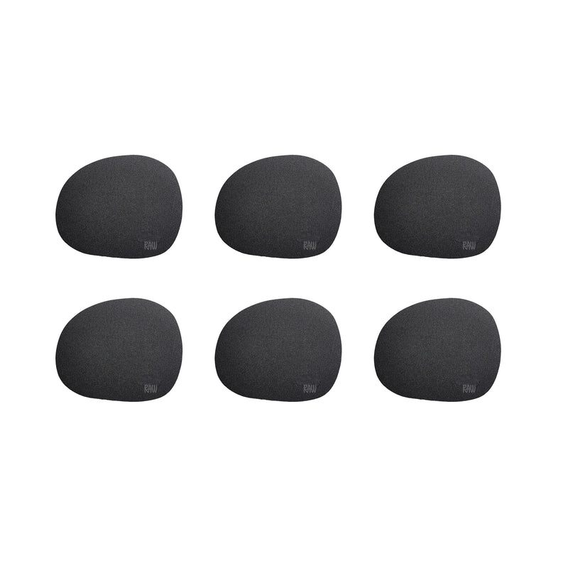 6er Set Untersetzer RAW