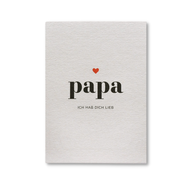 Postkarte - papa ich hab dich lieb (6769311776826)
