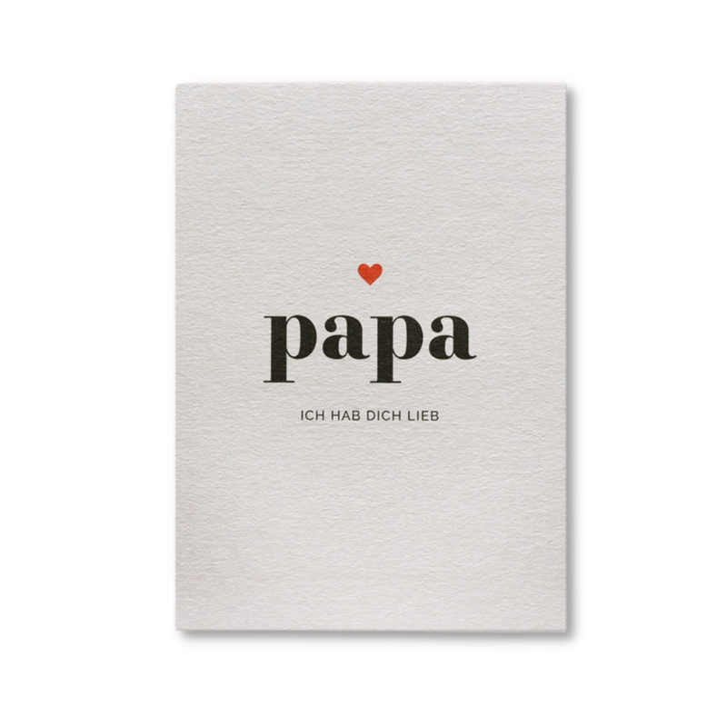 Postkarte - papa ich hab dich lieb (6769311776826)