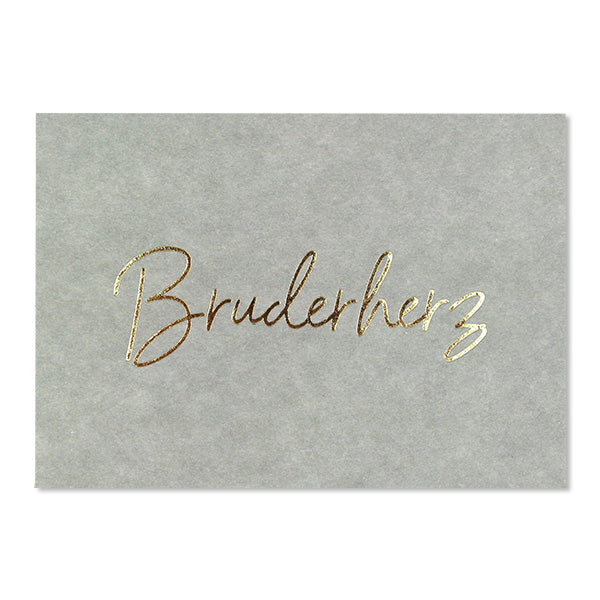 POSTKARTE  'Bruderherz' (4384193642554)