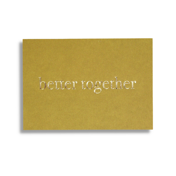POSTKARTE 'better together' (8122518569224)