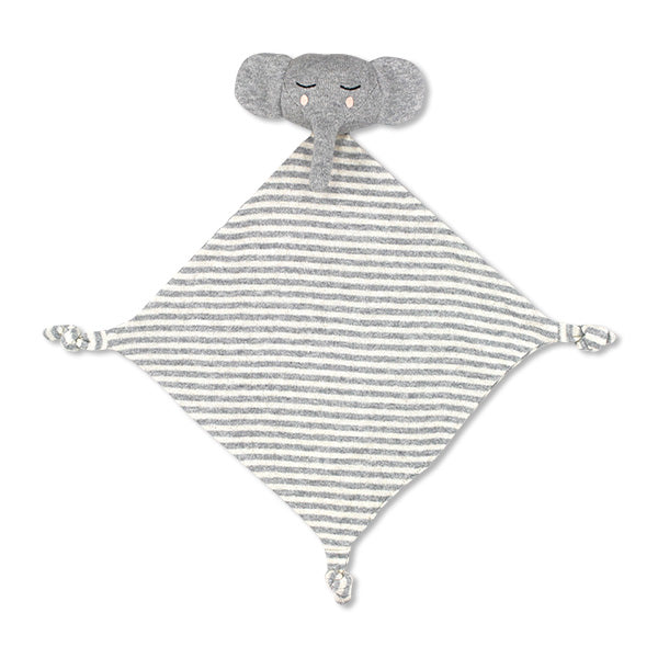 Kuscheltuch Elefant, grau/natur (6769305354298)