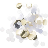 Konfetti weiß-gold (8076163252488)