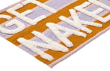 Badematte, GET NAKED, orange/lila, Oekotex Baumwolle, 55x80cm (8207904014600)