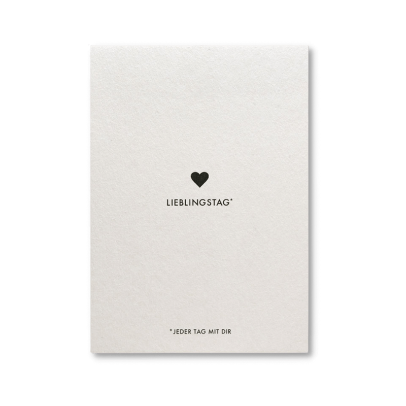 Postkarte - LIEBLINGSTAG (6801979473978)